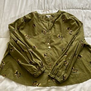 New without tags olive green plus size top